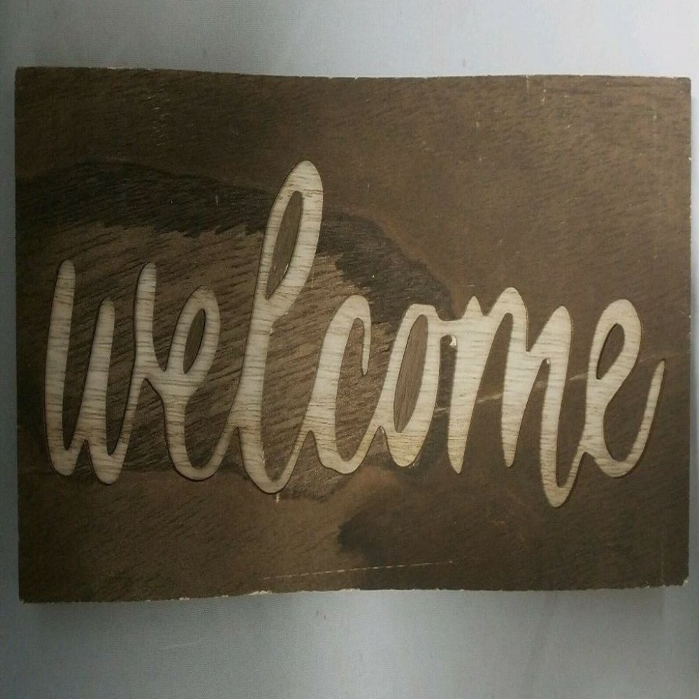 🛑Horizon ➕ WELCOME Hang 🆒 SIGNAGE Farmhouse PLAQUE Decoration SIGN 💸 BUY NOW❗